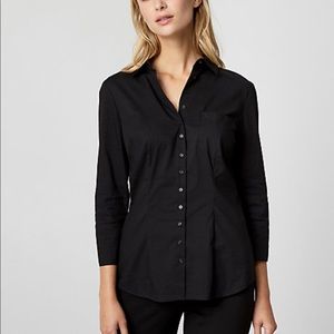 Le chateau button down front pocket blouse.